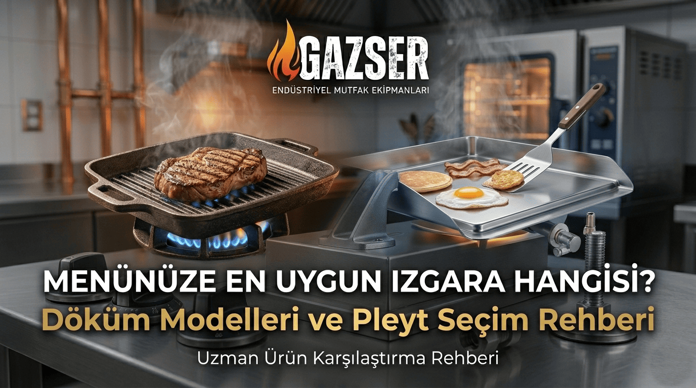 Menünüze En Uygun Izgara Hangisi? Döküm Modelleri ve Pleyt Seçim Rehberi