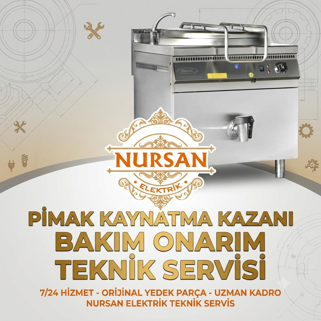 Pimak Endüstriyel Mutfak Kaynatma Kazanı Bakım Onarım Teknik Servis Hizmeti