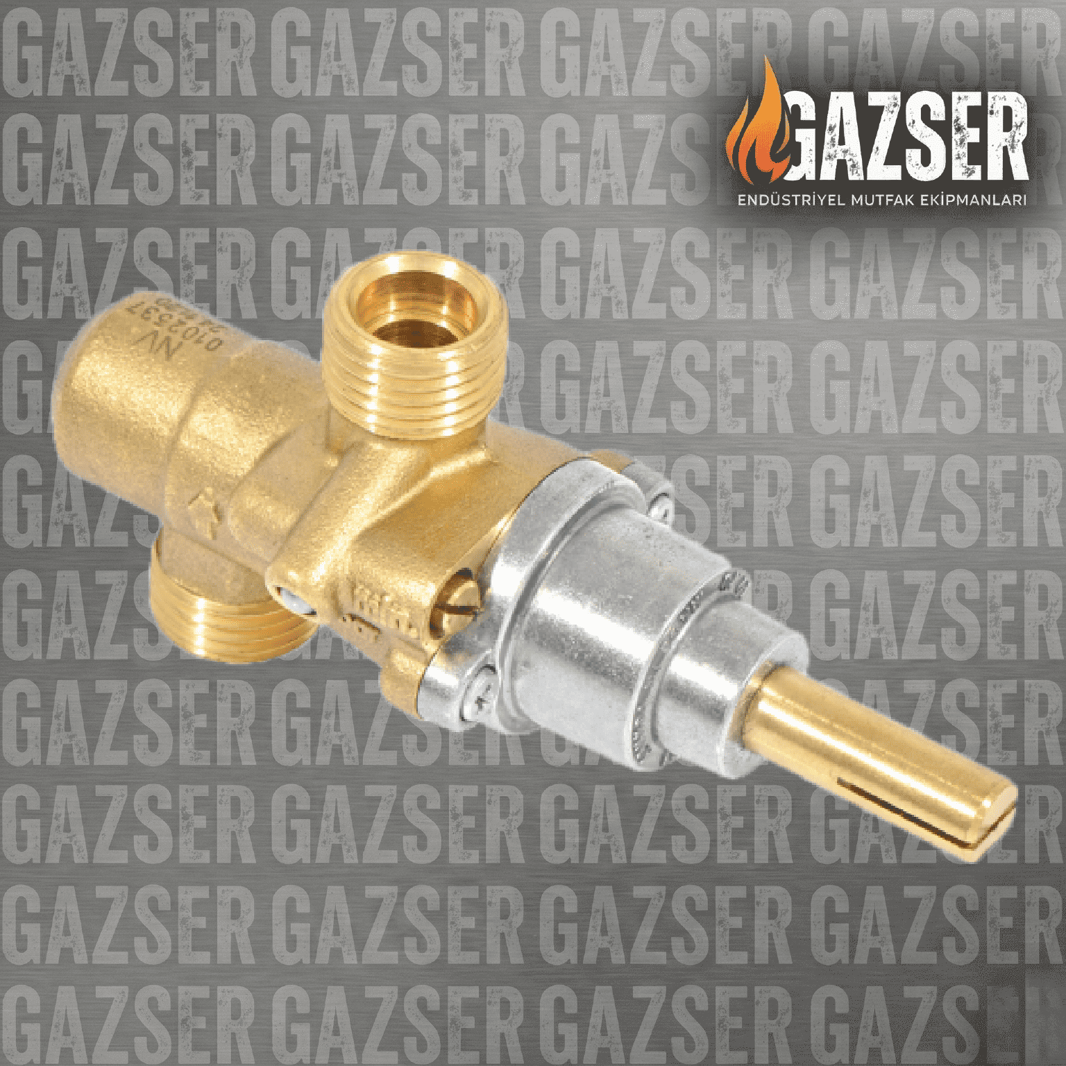 LVA 19.71 Çift Çıkışlı Emniyet Ventilli Pilotlu Gaz Musluğu