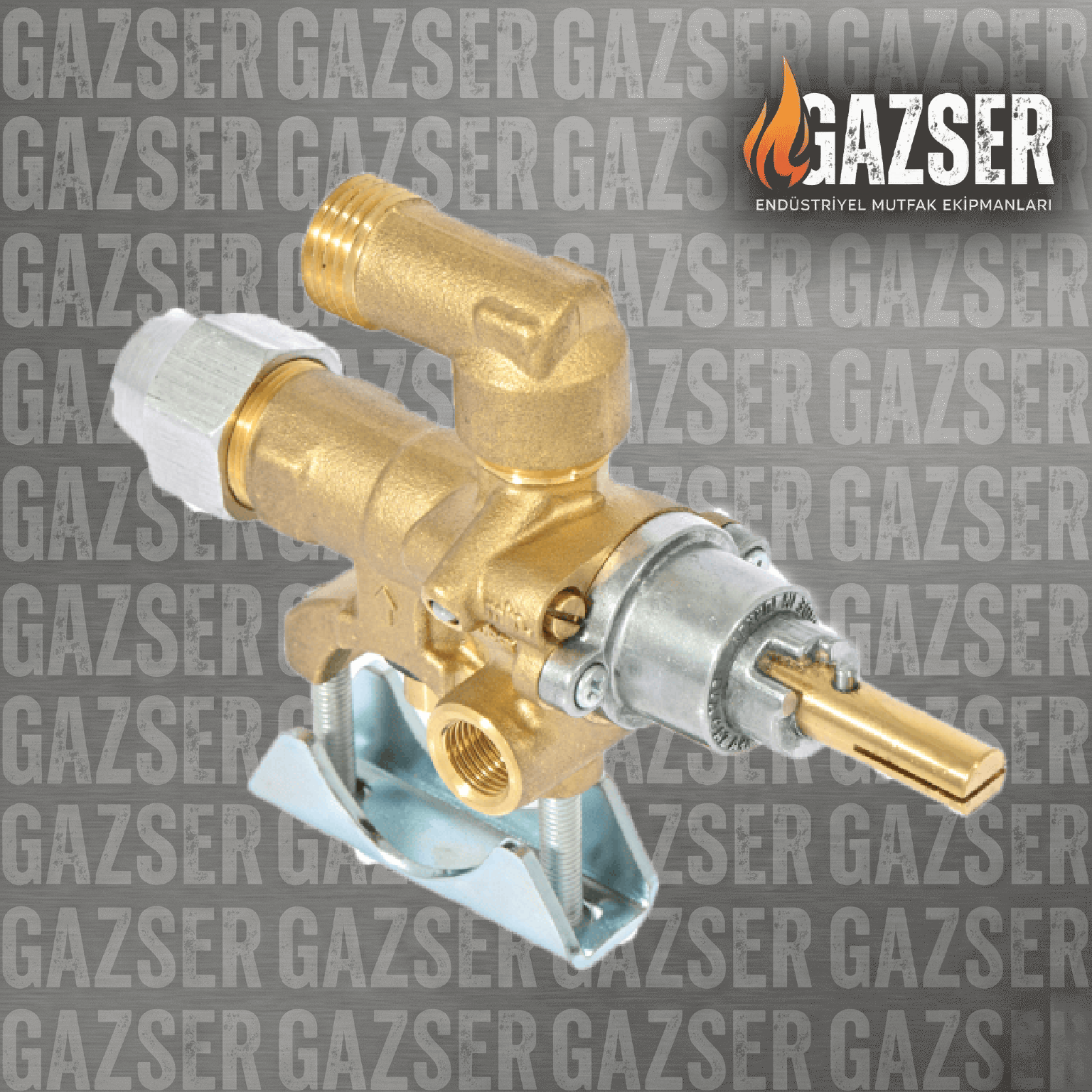 LVA 19.81 Emniyet Ventilli Pilotlu Gaz Musluğu 1/2″ – Dirsekli