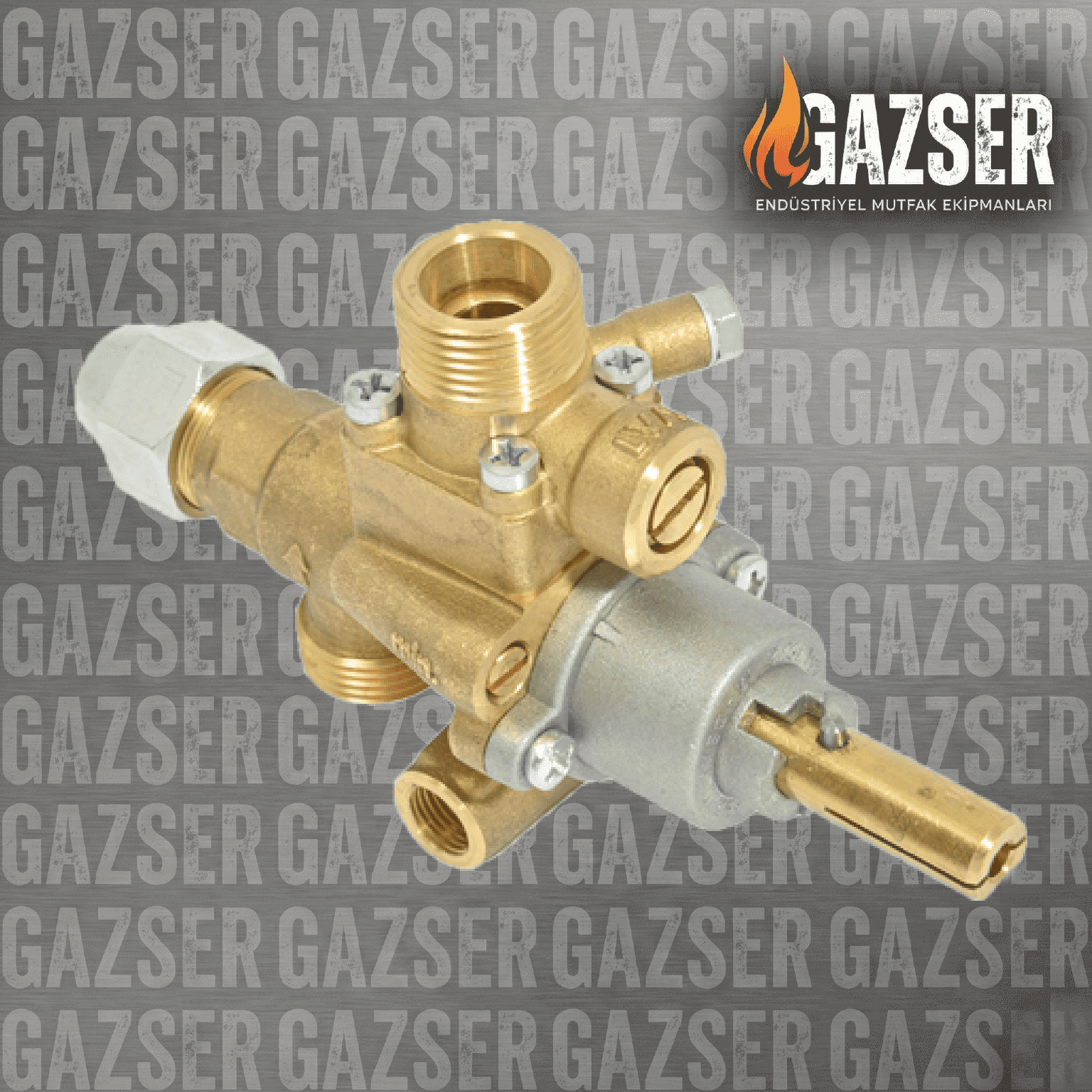 LVA 19.72 Emniyet Ventilli Pilotlu Gaz Musluğu – Dik Çıkışlı