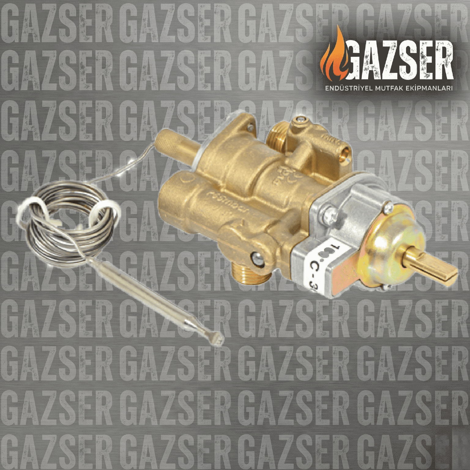 LVA 19.75 Termostatlı Emniyet Ventilli Pilotlu Gaz Musluğu