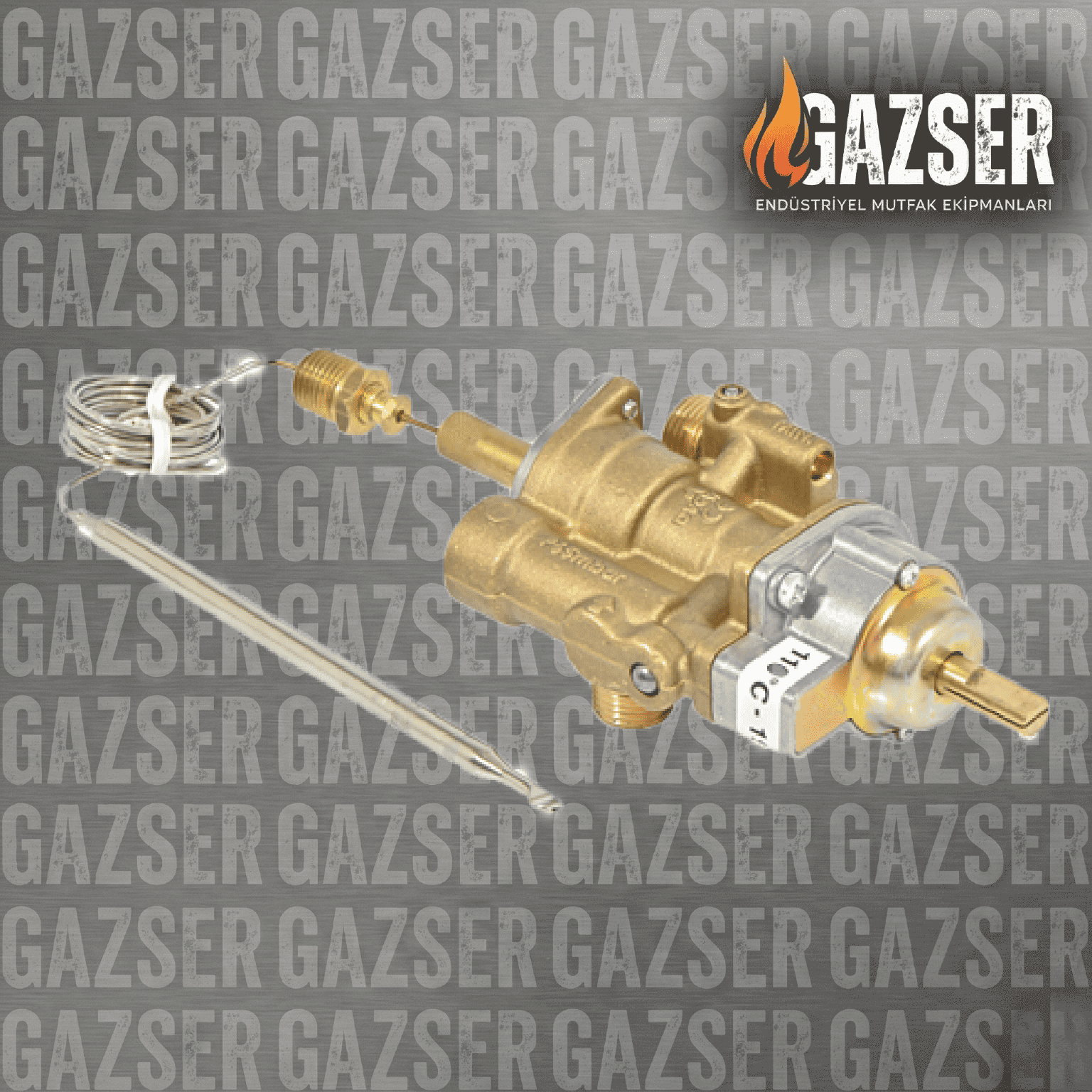 LVA 19.75 Termostatlı Emniyet Ventilli Pilotlu Gaz Musluğu Rekorlu