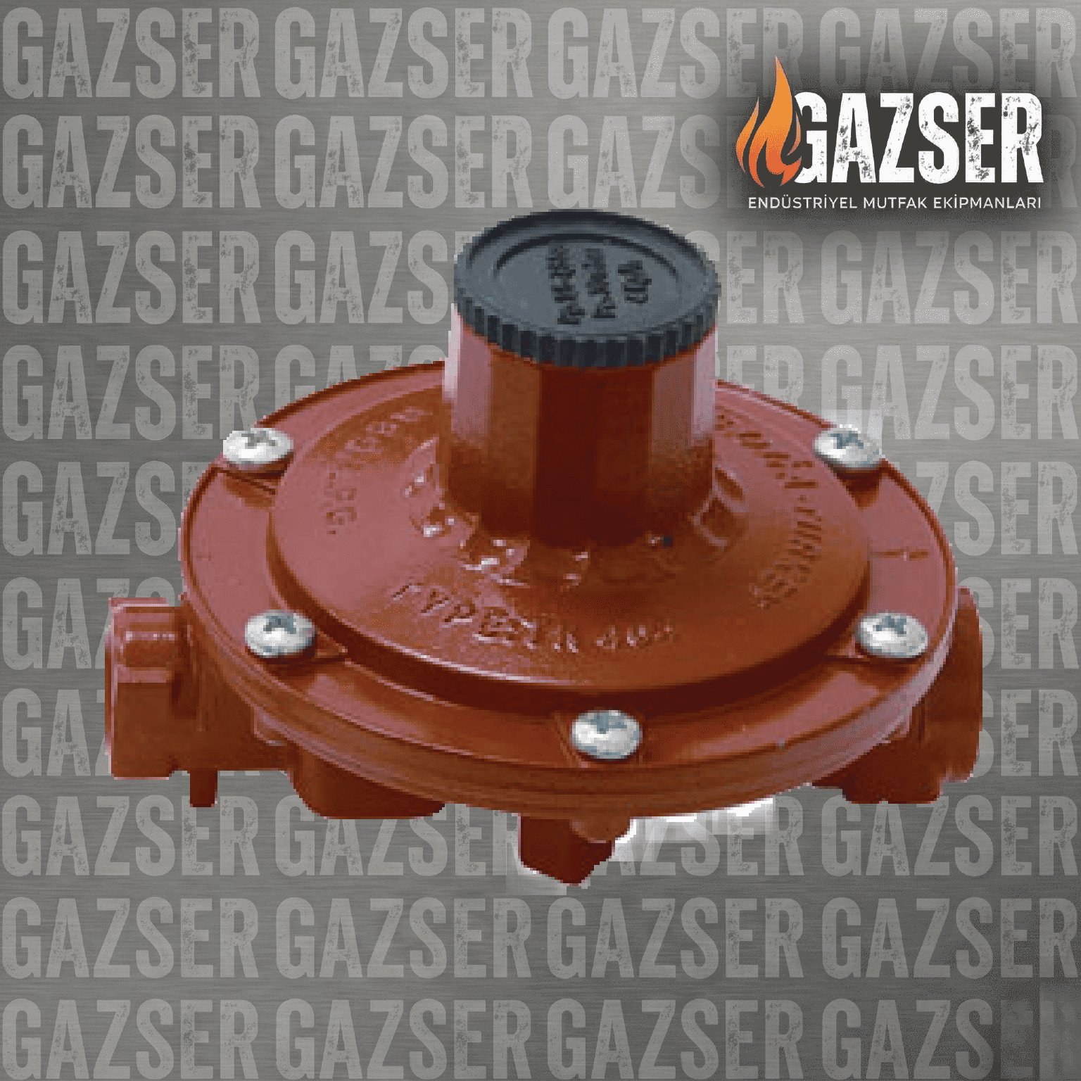 Regülatör 20-50 Mbar Çıkışlı 0-4 Kg/H 1/4"-G3/8"