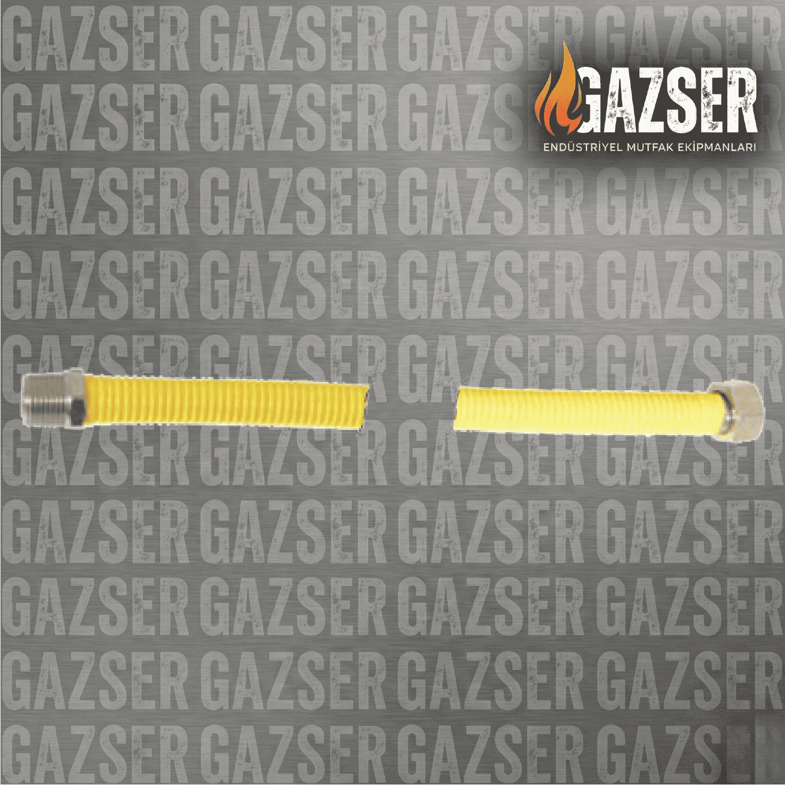 Gaz Bağlantı Flexi Makaronlu