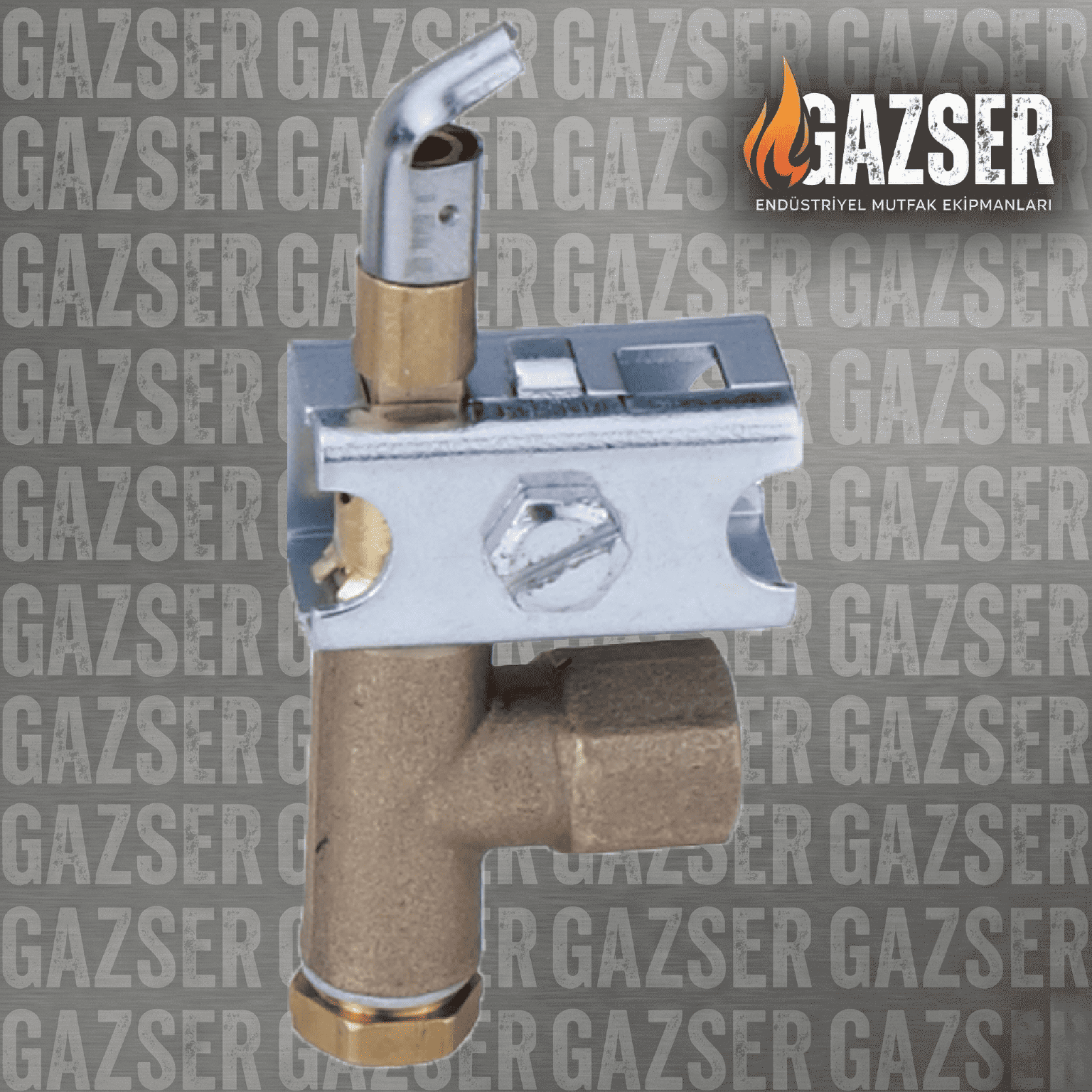 A Grubu Tek Yanışlı Pilot Brülör – Gagalı- İkili Kesik Gövde Saclı-Ø0.35mm